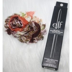 E.l.f. No Budge Retractable Waterproof Eyeliner  #81336 Charcoal .0008 oz NIB